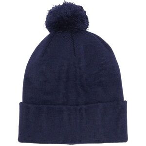 American Needle Blue Pom Beanie